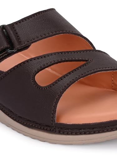 Image of Karaddi Women's Flats Sandal | Platform Heels Soft Cushion Ortho Sandals for Ladies Fashion | Comfort Open Toe Sandal