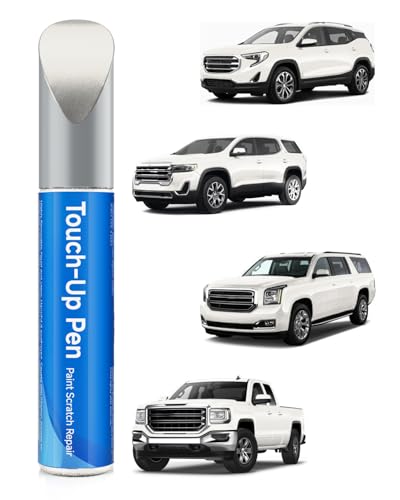 Iridescent Pearl/White Frost G1W/WA140X Touch Up Paint Pen Compatible with GMC– DIY Car Paint Scratch Repair Kit