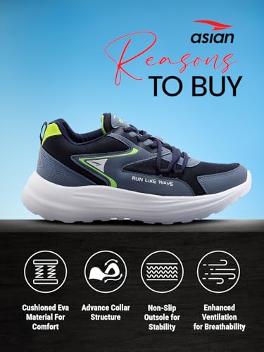 Image of ASIAN Men ORBIT-05 'Stylish Casual Mid Top Sneaker and Trendy Shoes with Laces for Men & Boys