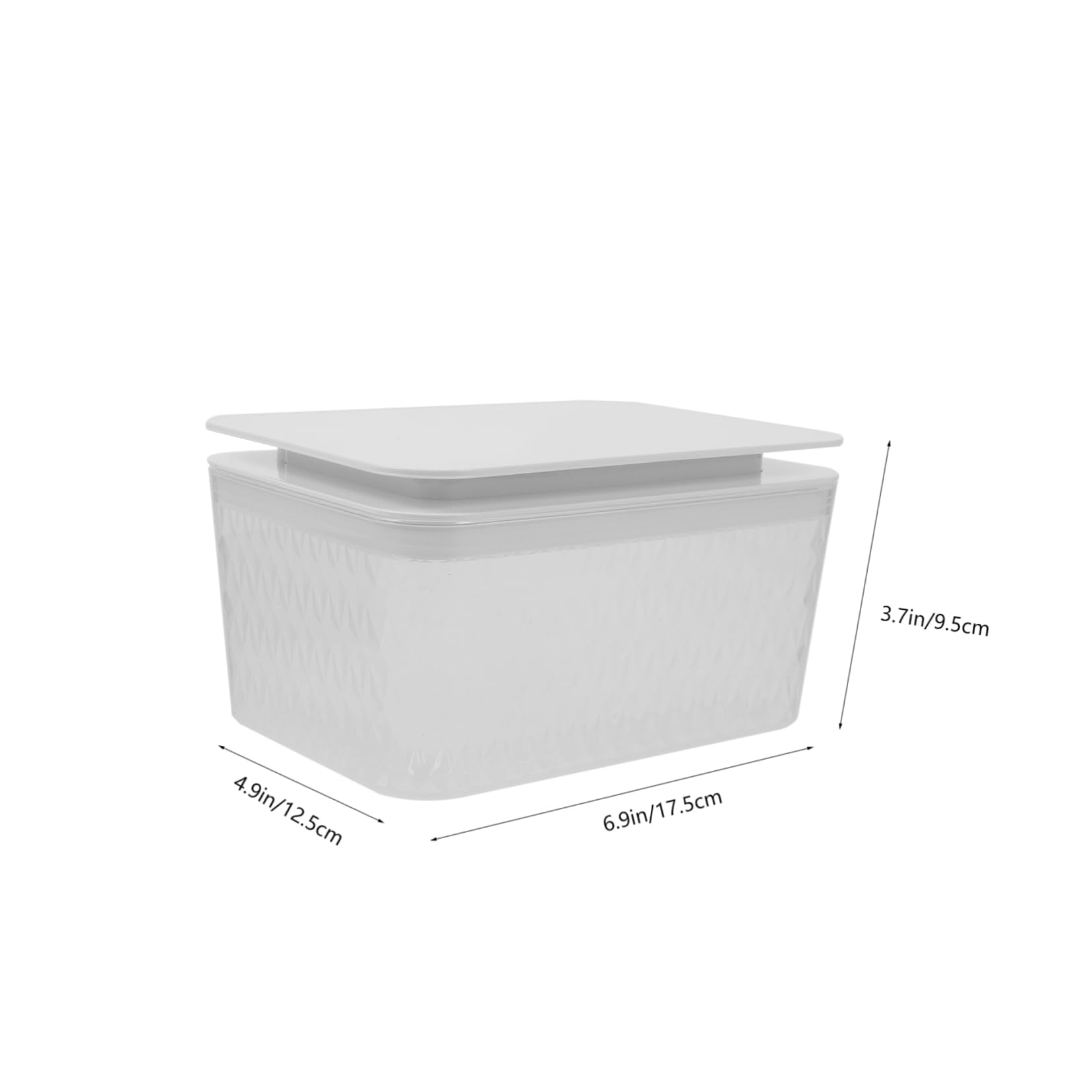 Dispensador de Toallitas Húmedas Tapa de Plástico Blanco