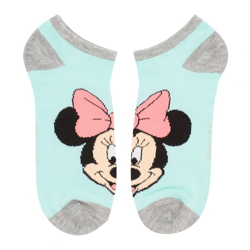 Berkshire Fashions Minnie Mouse Pastel Icons Women's Ankle Socks 6-Pair Pack4
