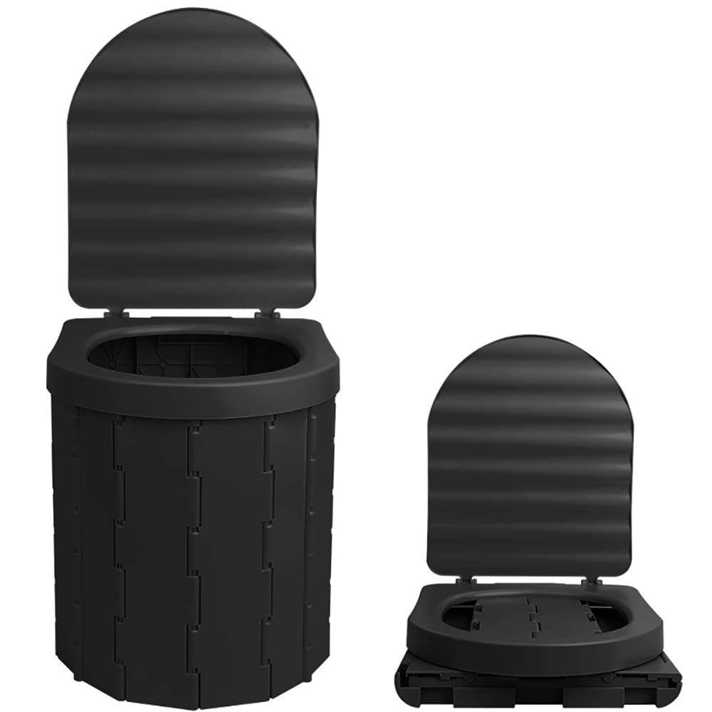 Portable Folding Toilet, Upgrade Camping Toilet, Potty Car Toilet, Portable Potty for Adults
