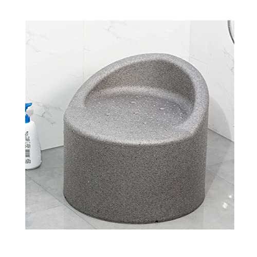 ROYAL POLAR Shower Chair Bath Stool EPP Bathroom Multifunctional Chair Seat Waterproof Small Sofa Bathroom Non-Slip Elderly Bath Washing and Shampooing Safety Chair Capacity-250KG