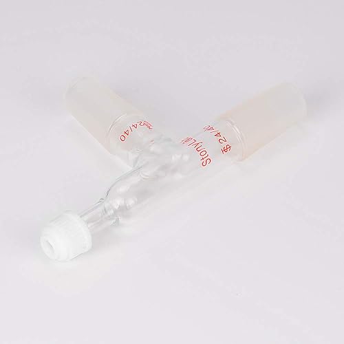 Miniatura 6 de StonyLab Adaptador de termómetro de destilación de 3 vías con juntas 2440 y tapón de rosca para aparatos de destilación