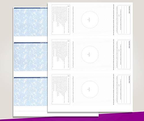 image for NextDayLabels - Blank Check Stock for Laser/Ink-Jet, 8-1/2 x 11
