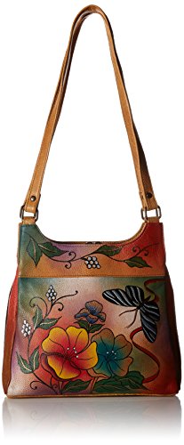 Anna by Anuschka Satchel Handbag | Genuine Leather | Wild
