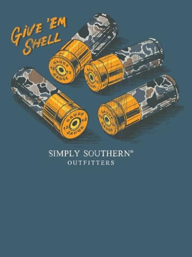 Simply Southern Give Em Shell, Hunting, Shotgun Shells, Adult T-Shirt2