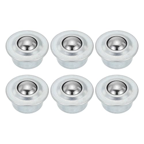 PATIKIL 5/8 Roller Ball Transfer Bearing 6 Stk Runde Kugel Einheit Kohlenstoffstahl Rollen Für Förderrollen Gestell Transmission Möbel