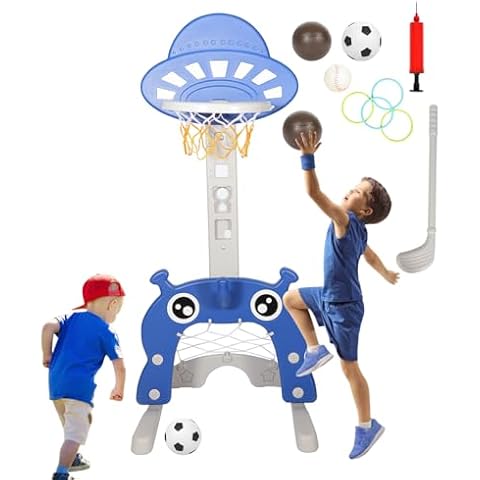 Ansobea Panier de basket-ball 4 en 1 Cover