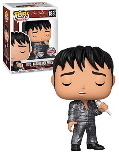 Elvis Presley 1968 Comeback Special Diamond Glitter Pop! Vinyl Figure