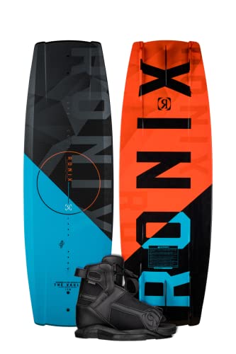 Ronix Vault Kid's Wakeboard, 130 cm w/ Divide Boots, 5-8.5
