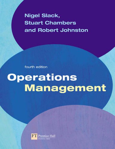 Online Course Pack: Operations Management with OneKey Blackboard Access Card: Slack, Operations Management 4e