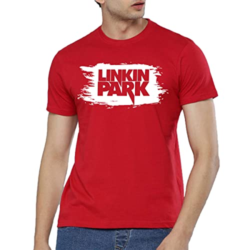 Image of Linkin Park T-Shirt for Men Music Band t Shirt | Music Rock Band T-Shirt | Pure Cotton Half Sleeves T Shirt | Music Band Logo Tshirt