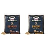 Kingsford Craftsmoke Premium Grilling Wood Pellets, Mesquite & Hickory BBQ Pellets for Grilling, Smoking Bundle, 20 Pounds (2-Pack)