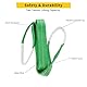 2 Pack Gurtband Heben Hebegurt, 2M/6.5FT Heavy Duty Heben Cargo Sling Strap, Max Stärke 4409lbs Durable Polyester Gurtband Sling, Heben Sling mit flachen Schleife für Heben, Ziehen, Heben (2T, 2M)