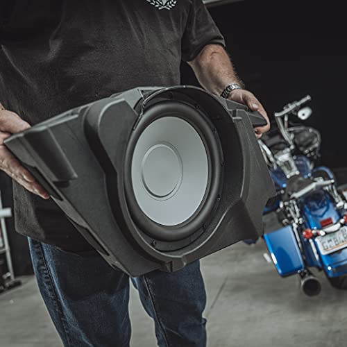 Rockford Fosgate Hd14-Sbsub Dual 10" Saddlebag Subwoofer & Amplifier Kit For Select 2014+ Harley Davidson Motorcycles #TOP4