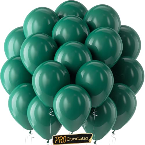 Image of Bezente Pro Duralatex Dark Green Extra-Thick Balloons 120 Pack 10 inch