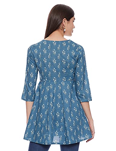 Image of BIBA Women Cotton A Line Printed Kurti