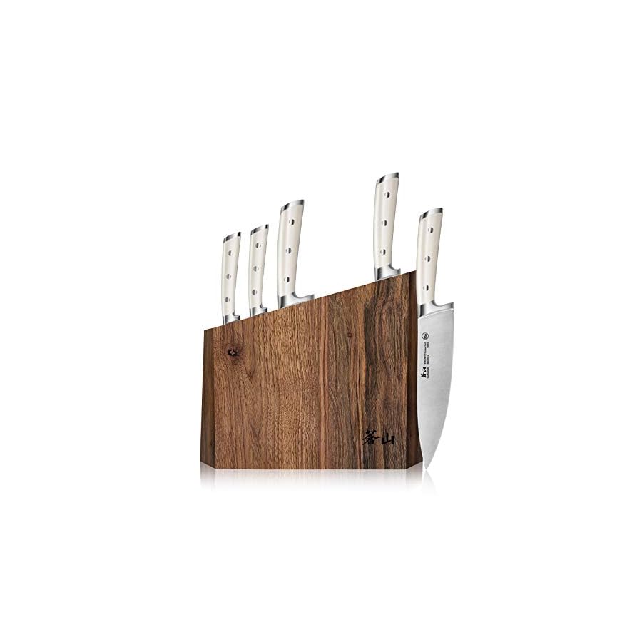 Cangshan-S1-Series-59663-6-Piece-German-Steel-Forged-Knife-Set-Walnut Cangshan S1 Series 59663 6-Piece German Steel Forged Knife Set, Walnut