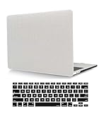 【Instalación y uso】El maletín para portátil es un diseño de dos piezas y encaje a presión. No hay necesidad de utilizar otras herramientas para la instalación, sólo tiene que alinear las cuatro esquinas de la computadora portátil y presione suavemente hacia abajo. Puede acceder a todos los puertos, incluyendo la carga y el uso de los auriculares, sin quitar la funda cuando esté utilizando el Macbook. La funda no interfiere en el funcionamiento del portátil.