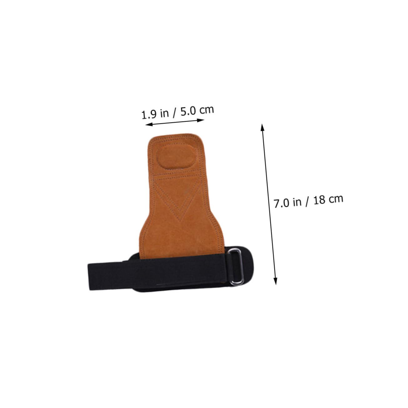 HOLIDYOYO 1Pair Pull Belt Gloves for Weightlifting Durable Protective Wrist Support for Cross Training and Deadlifts Comfortable Prevent Calluses