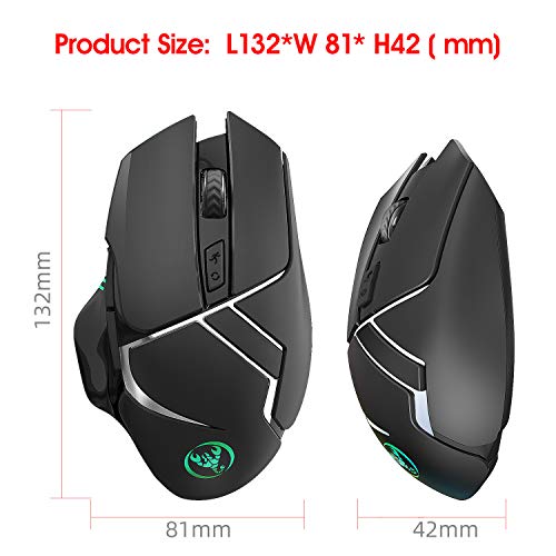 Mouse da Gioco Wireless Ricaricabili da 2,4 GHz