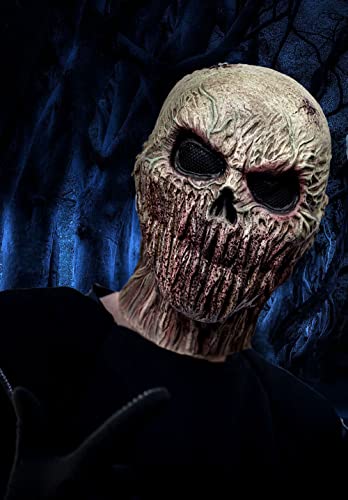 Scary Halloween Zombie Mask Realistic Horror Mask Novelty Costume Party Latex Full Head Mask Creepy Cosplay Props