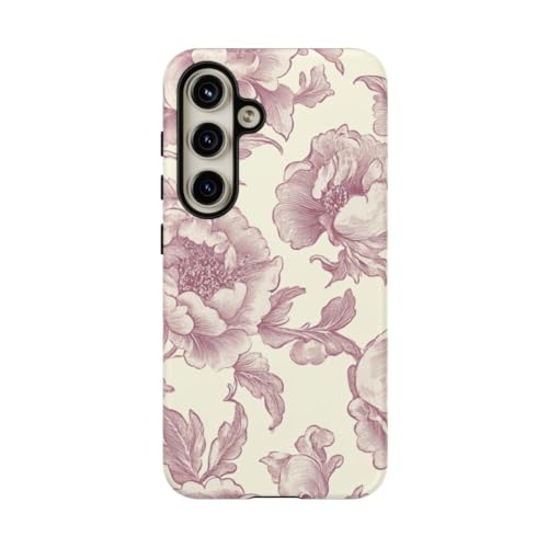Coque rigide mate Samsung S24 antichoc bordeaux chic