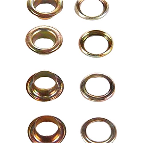 4# (10.5mm) Yellow Iron Grommet for Mini Hand Press Grommet Machine(500pcs)