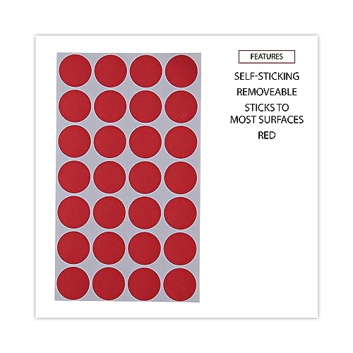 Étiquettes de codage couleur rouge pour le tri et rangement maison