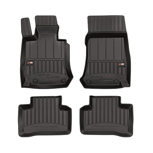 Tapis de sol voiture caoutchouc noir FROGUM ProLine 3D Mercedes-Benz GLC X253 habitacle auto