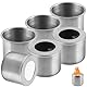 3 Set Bioethanol Brennertopf, Ethanol Brennkammer Set, Ethanol Brenner für Brennkammer, Inkl Glasfaserwolle für Bioethanol, Brennkammer Bioethanol Brennertopf, Universell zu Brennkammer für Tischkamin