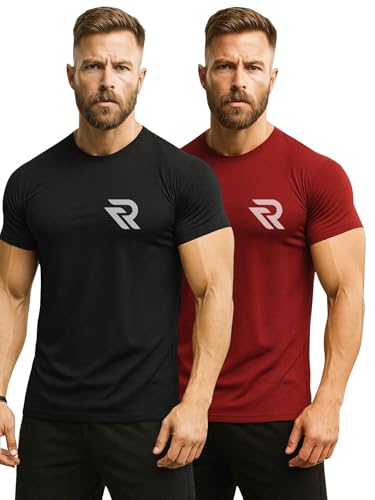 Image of 3Colours RGB Polyester T-Shirt - High-Performance, Quick-Dry Sportswear-Run