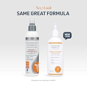 Veterinary Formula Clinical Care Antiseptic and Antifungal Medicated Spray for Dogs & Cats, 8 Fl Oz (1 Pack) Veterinary Formula Clinical Care Antiseptic and Antifungal Medicated Spray for Dogs Cats 8 Fl Oz 1 Pack