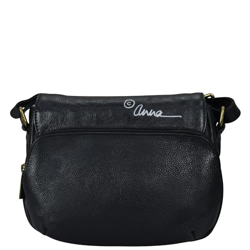 Image of Anna by Anuschka Women's Crossbody Saddle Bag