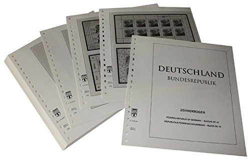 Feuilles pré-imprimées LINDNER Allemagne 1999 pour petits blocs