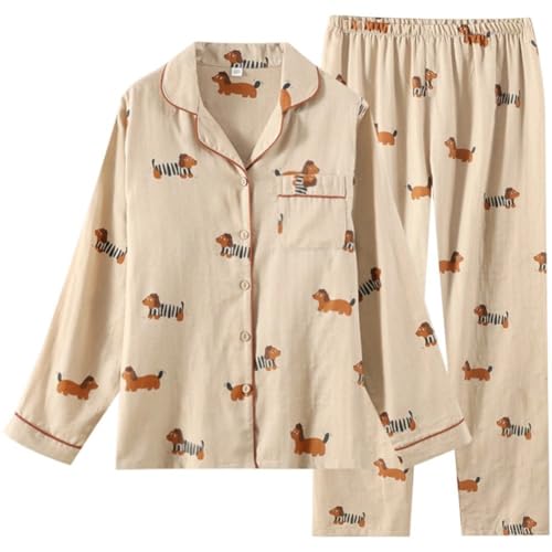 Pyjama teckel coton confortable contre les nuits fraîches - 2