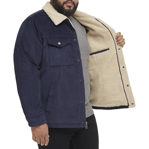 Image of Levi's Men's Corduroy Sherpa Lined Trucker Jacket (Regular & Big & Tall Sizes)