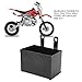 Diydeg Motorcycle Battery Box, Black Cast Iron Battery Holder Carrying Case, Rustproof Metal Motorcycle Batteries Install Store Box for ATV Motorbike Dirt Bike