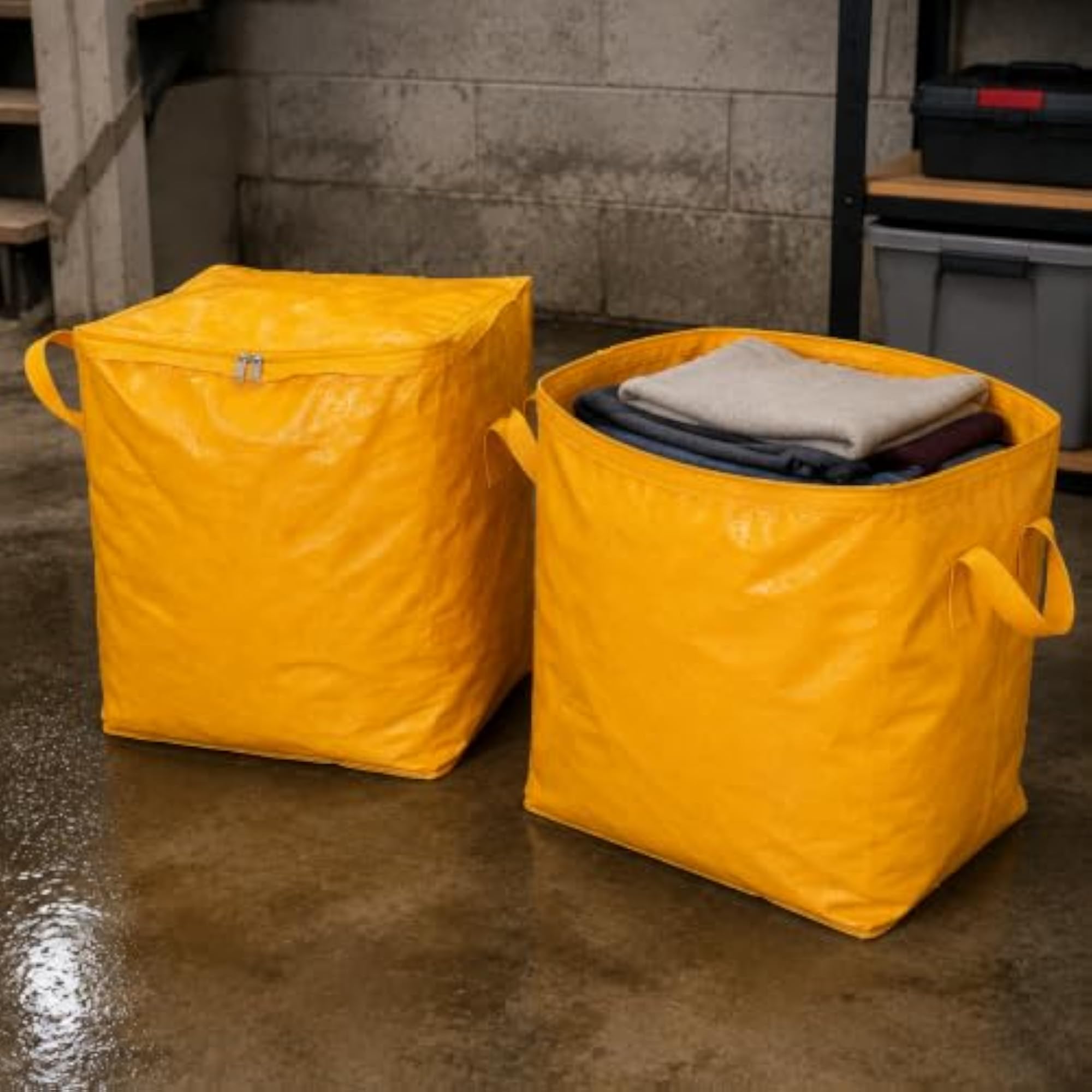 Heavy-Duty Waterproof Moving Storage Bags for Clothes and Bedding