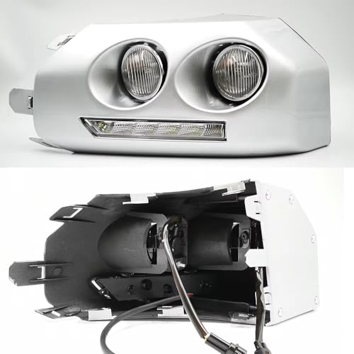 Luces diurnas DRL led para Toyota FJ Cruiser 2007-2014 con carcasa negra para parachoques 2