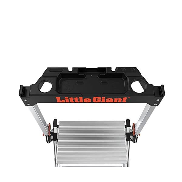Little Giant Ladders 11902 Jumbo mit 2 Stufen, aluminiumfarben, 2 Step – Bild 15