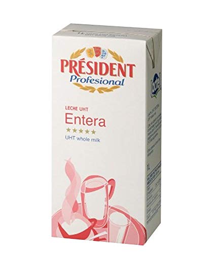 LECHE ENTERA PRESIDENT BRIK 1 L (6 BRIKS)