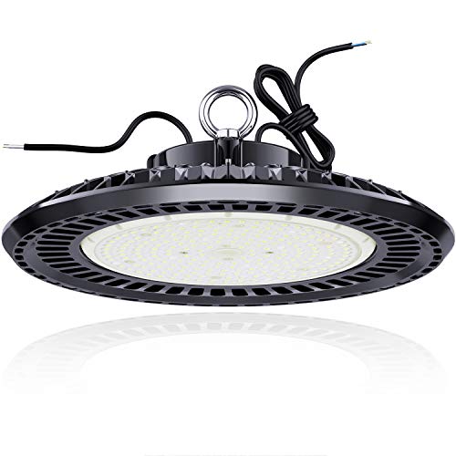 Best Deal Product LED High Bay Light 240W Fixture Dimmable UL Certified Driver 34,000lm 5000K Daylight 1500W MH/HPS Equivalent with 5ft Cable Waterproof UFO Commercial Industrial Warehouse Shop Garage Factory Lighting