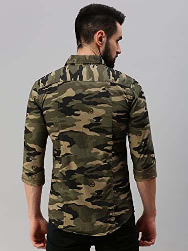 Image of Peppyzone Men's Regular Fit Cargo Shirt
