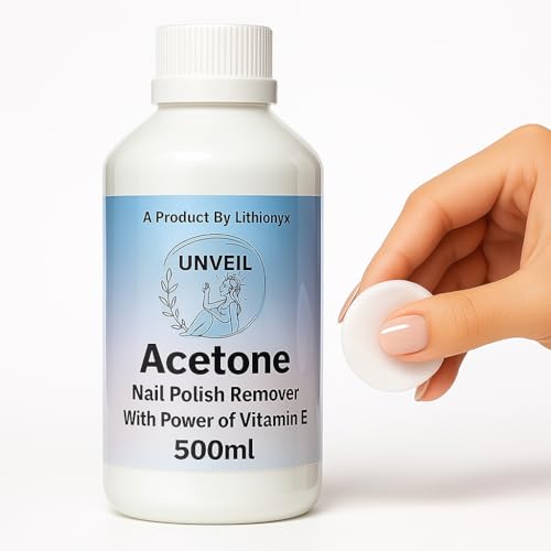 UNVEILSoftCare Nail Polish Remover – Gentle & Effective, Quick Clean Formula, High Resistance,Moisturising, Non-Drying, Professional Nail Care – 500ml