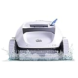 Robot limpiador automático Dolphin E10 para piscinas, con cesta de filtro de carga superior, fácil de limpiar, ideal para piscinas desmontables de hasta 9 metros