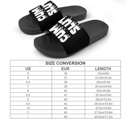 Cum Slut House Sandals Non-Slip Bathroom Slippers Beach Summer Shoes for Men Women2