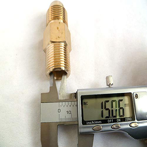 CGA-320 to CGA-580 Compact One Piece Cylinder and Regulator Adapter Fitting F36