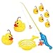 Bozaap Gioco di Pesca Giocattolo per Il Bagnetto, 9 Pezzi/Set Gioco di Pesca all'anatra a induzione Giocattolo da Bagno Giocattolo educativo per Bambini in età prescolare per Vasca da Bagno Piscina